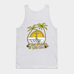 Stay golden sun child Tank Top